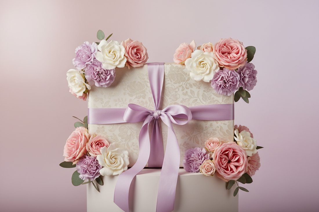 beau papier cadeau pour maman